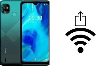 So generieren Sie einen QR-Code mit dem Wifi-Passwort auf einem Tecno Pop 5 Go