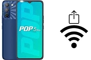 So generieren Sie einen QR-Code mit dem Wifi-Passwort auf einem Tecno Pop 5 Pro