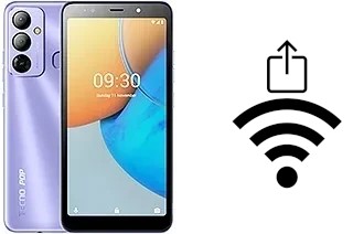 So generieren Sie einen QR-Code mit dem Wifi-Passwort auf einem Tecno Pop 6 Go