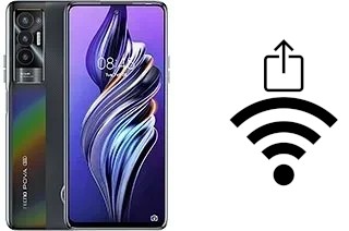 So generieren Sie einen QR-Code mit dem Wifi-Passwort auf einem Tecno Pova 5G