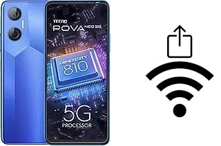 So generieren Sie einen QR-Code mit dem Wifi-Passwort auf einem Tecno Pova Neo 5G