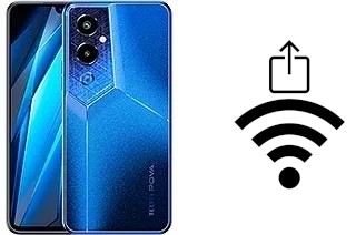 So generieren Sie einen QR-Code mit dem Wifi-Passwort auf einem Tecno Pova 4 Pro