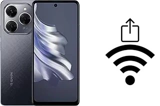 So generieren Sie einen QR-Code mit dem Wifi-Passwort auf einem Tecno Spark 20 Pro