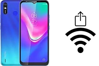 So generieren Sie einen QR-Code mit dem Wifi-Passwort auf einem Tecno Spark 4 Lite