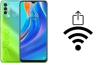 So generieren Sie einen QR-Code mit dem Wifi-Passwort auf einem Tecno Spark 7P