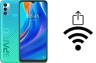 So generieren Sie einen QR-Code mit dem Wifi-Passwort auf einem Tecno Spark 7T