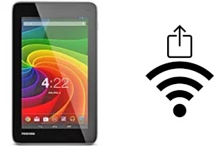 So generieren Sie einen QR-Code mit dem Wifi-Passwort auf einem Toshiba Excite 7c AT7-B8