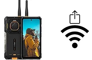 So generieren Sie einen QR-Code mit dem Wifi-Passwort auf einem Ulefone Armor 26 Ultra Walkie-talkie