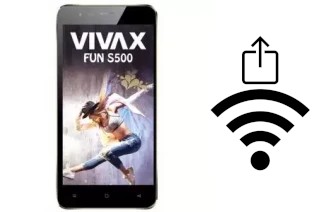 So generieren Sie einen QR-Code mit dem Wifi-Passwort auf einem Vivax Fun S500