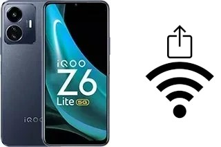 So generieren Sie einen QR-Code mit dem Wifi-Passwort auf einem vivo iQOO Z6 Lite