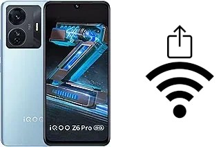 So generieren Sie einen QR-Code mit dem Wifi-Passwort auf einem vivo iQOO Z6 Pro