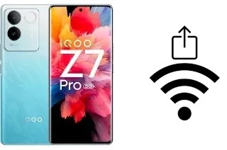 So generieren Sie einen QR-Code mit dem Wifi-Passwort auf einem vivo iQOO Z7 Pro