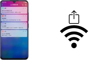 So generieren Sie einen QR-Code mit dem Wifi-Passwort auf einem Vivo X21s