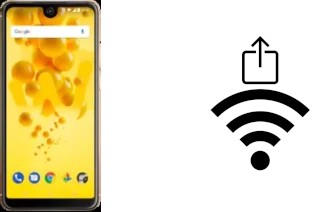 So generieren Sie einen QR-Code mit dem Wifi-Passwort auf einem Wiko View 2 Pro