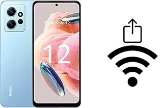 So generieren Sie einen QR-Code mit dem Wifi-Passwort auf einem Xiaomi Redmi Note 12 4G