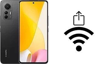 So generieren Sie einen QR-Code mit dem Wifi-Passwort auf einem Xiaomi 12 Lite