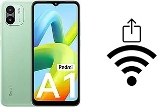 So generieren Sie einen QR-Code mit dem Wifi-Passwort auf einem Xiaomi Redmi A1