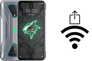 So generieren Sie einen QR-Code mit dem Wifi-Passwort auf einem Xiaomi Black Shark 3 Pro