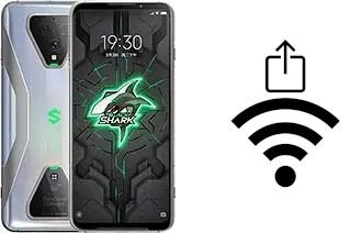 So generieren Sie einen QR-Code mit dem Wifi-Passwort auf einem Xiaomi Black Shark 3