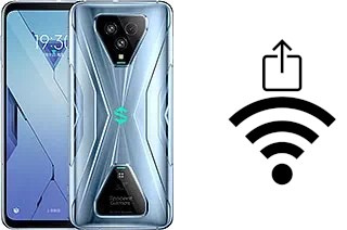 So generieren Sie einen QR-Code mit dem Wifi-Passwort auf einem Xiaomi Black Shark 3S