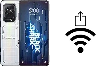 So generieren Sie einen QR-Code mit dem Wifi-Passwort auf einem Xiaomi Black Shark 5 Pro