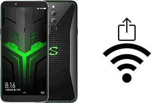 So generieren Sie einen QR-Code mit dem Wifi-Passwort auf einem Xiaomi Black Shark Helo