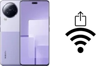 So generieren Sie einen QR-Code mit dem Wifi-Passwort auf einem Xiaomi Civi 3