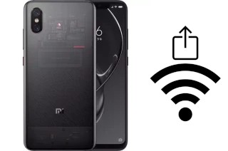 So generieren Sie einen QR-Code mit dem Wifi-Passwort auf einem Xiaomi Mi 8 Explorer Edition