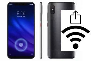 So generieren Sie einen QR-Code mit dem Wifi-Passwort auf einem Xiaomi Mi 8 Screen Fingerprint Edition