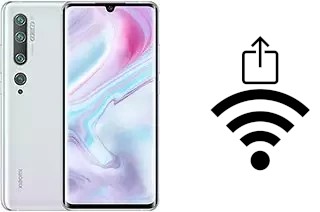 So generieren Sie einen QR-Code mit dem Wifi-Passwort auf einem Xiaomi Mi CC9 Pro