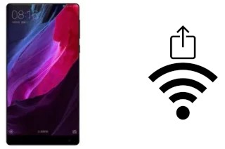 So generieren Sie einen QR-Code mit dem Wifi-Passwort auf einem Xiaomi Mi MIX Exclusive Edition