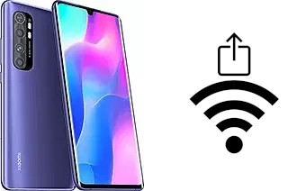 So generieren Sie einen QR-Code mit dem Wifi-Passwort auf einem Xiaomi Mi Note 10 Lite