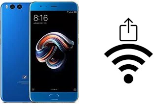 So generieren Sie einen QR-Code mit dem Wifi-Passwort auf einem Xiaomi Mi Note 3