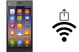 So generieren Sie einen QR-Code mit dem Wifi-Passwort auf einem Xiaomi Mi 3 TD