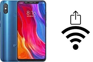 So generieren Sie einen QR-Code mit dem Wifi-Passwort auf einem Xiaomi Mi 8