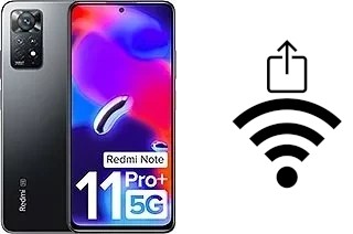 So generieren Sie einen QR-Code mit dem Wifi-Passwort auf einem Xiaomi Redmi Note 11 Pro+ 5G