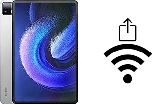 So generieren Sie einen QR-Code mit dem Wifi-Passwort auf einem Xiaomi Pad 6 Max 14