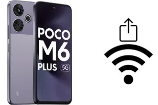 So generieren Sie einen QR-Code mit dem Wifi-Passwort auf einem Xiaomi Poco M6 Plus