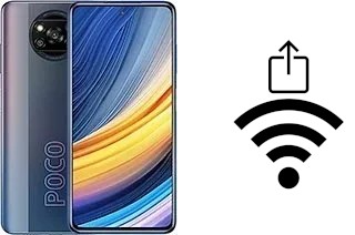 So generieren Sie einen QR-Code mit dem Wifi-Passwort auf einem Xiaomi Poco X3 Pro