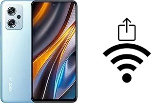 So generieren Sie einen QR-Code mit dem Wifi-Passwort auf einem Xiaomi Poco X4 GT