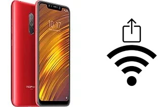 So generieren Sie einen QR-Code mit dem Wifi-Passwort auf einem Xiaomi Pocophone F1