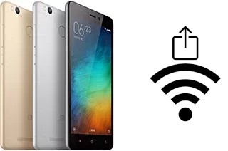 So generieren Sie einen QR-Code mit dem Wifi-Passwort auf einem Xiaomi Redmi 3 Pro