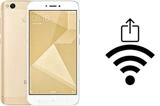 So generieren Sie einen QR-Code mit dem Wifi-Passwort auf einem Xiaomi Redmi 4 (4X)