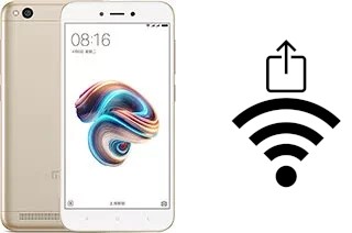 So generieren Sie einen QR-Code mit dem Wifi-Passwort auf einem Xiaomi Redmi 5A