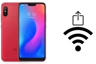 So generieren Sie einen QR-Code mit dem Wifi-Passwort auf einem Xiaomi Redmi 6 Pro