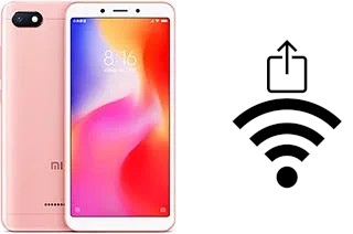 So generieren Sie einen QR-Code mit dem Wifi-Passwort auf einem Xiaomi Redmi 6A