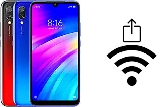 So generieren Sie einen QR-Code mit dem Wifi-Passwort auf einem Xiaomi Redmi 7