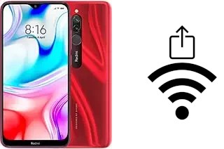 So generieren Sie einen QR-Code mit dem Wifi-Passwort auf einem Xiaomi Redmi 8