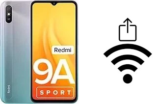 So generieren Sie einen QR-Code mit dem Wifi-Passwort auf einem Xiaomi Redmi 9A Sport