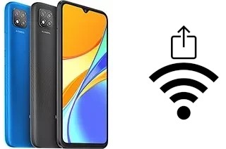 So generieren Sie einen QR-Code mit dem Wifi-Passwort auf einem Xiaomi Redmi 9C NFC